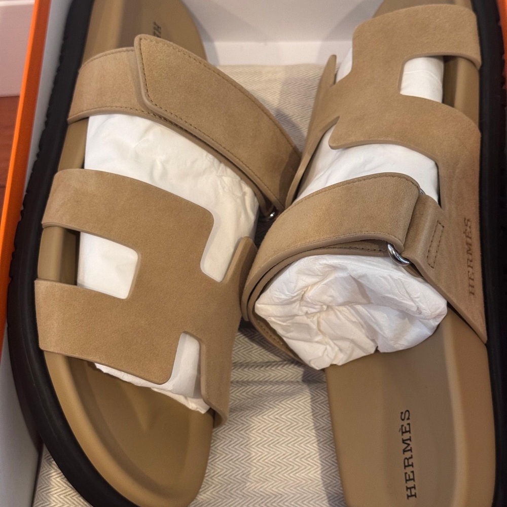 Hermès Beige Sandals
